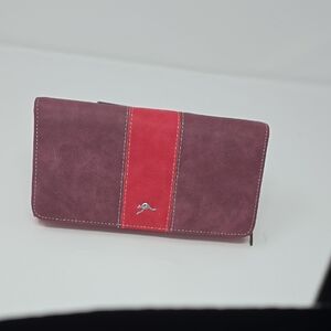Elegant Red and Purple Women's Wallet